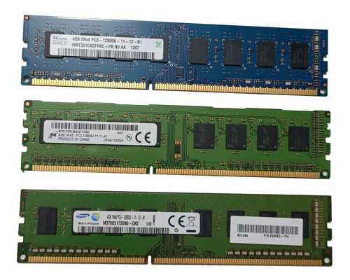 Imagen 4 de 4 de Memoria Ram Ddr3 4gb 1600mhz Para Pc, Pc3-12800mhz 10piezas