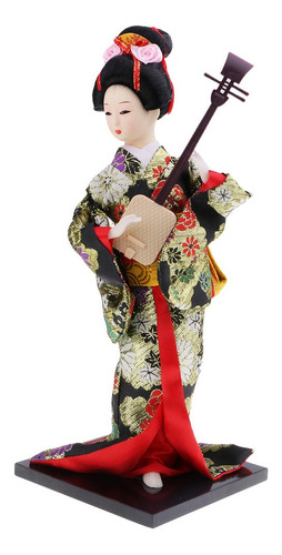 Muñeca Kimono Kokeshi Para Niñas 