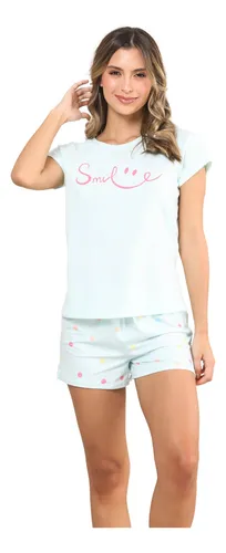 Pijama Para Mujer Short Little Point