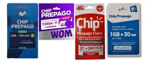 Comprar Chips Mixtos Pack De 60 Chips Entel, Wom, Movistar Y Claro