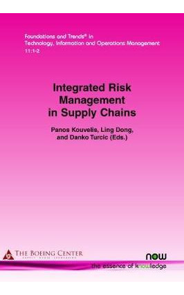 Libro Integrated Risk Management In Supply Chains - Panos...