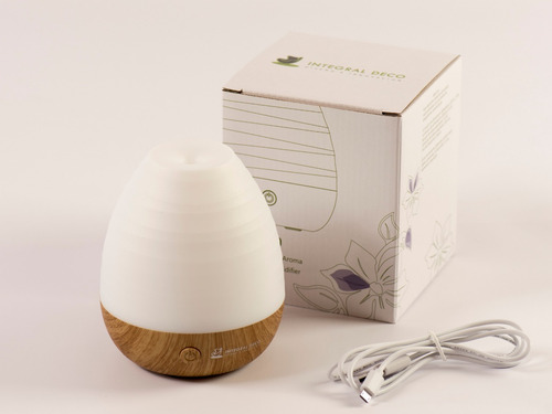 Imagen 2 de 10 de Reiki Difusor Ultrasonico Aromaterapia Chakras + 2 Esencias