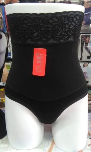 Faja Completa Truza E Hilo Con Encaje Y Silicona Adherible