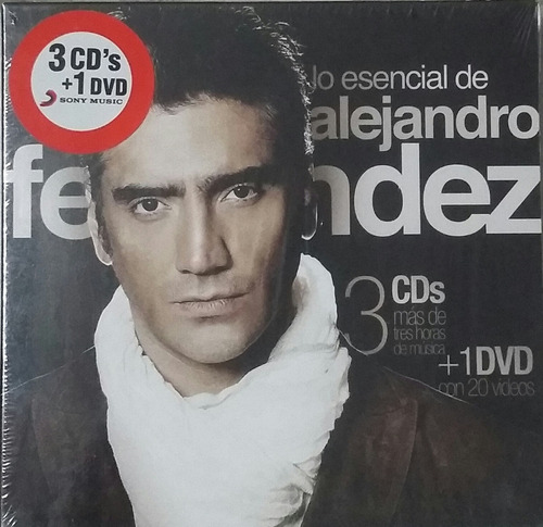 Cd Alejandro Fernandez + Lo Esencial ( 3 Cds + Dvd ) Nuevo