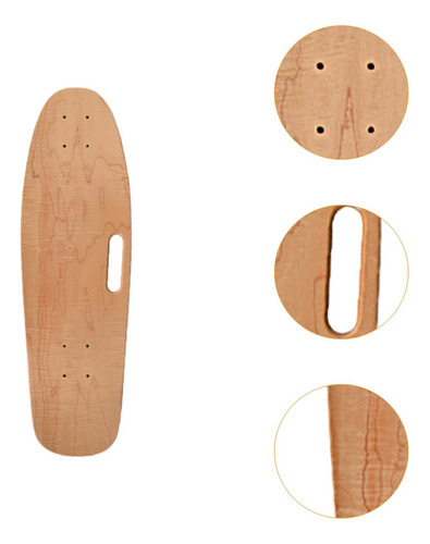Cubierta De Skateboard Madera De Madera Tabla De Surf De