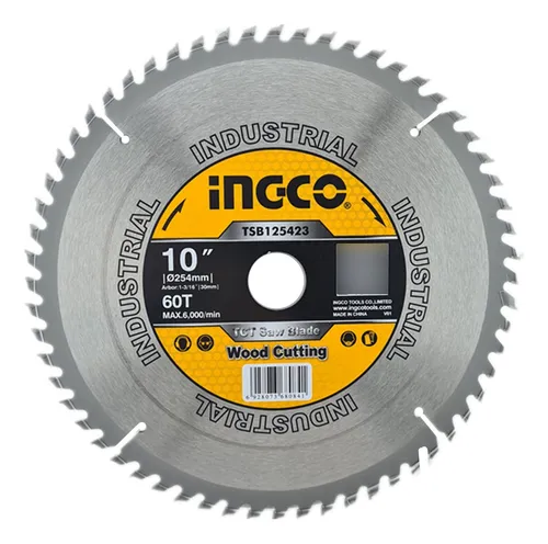 Disco De Corte 60 Dientes 10 Pulgadas Ingco Tsb125423