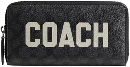 Cartera Coach Forma Acordeón Con Firma Y Gráfico Coach