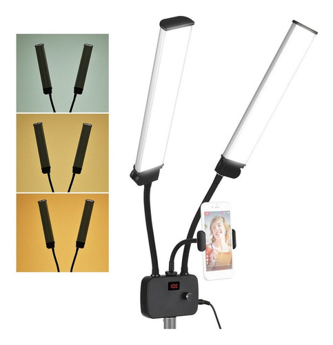 Flexible Doble Brazos Led Relleno Luz Bi-color Regulable Bel