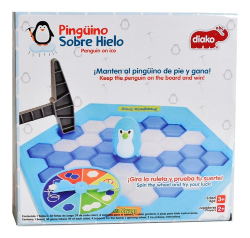 Pingüino Sobre Hielo Diako Juego Destreza Para Niños