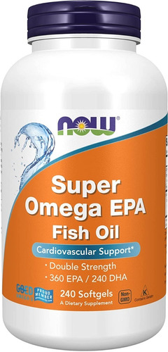 Suplementos Now, Super Omega Epa, 360 Epa / 240 Dha, Molecul