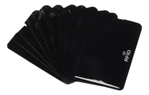 Kit 10 Capas Rfid Antifurto Para Cartão Bancário Aproximação