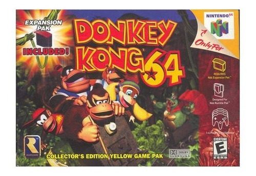 Donkey Kong 64 Garantia Usado Nintendo 64 N64 Vdgmrs