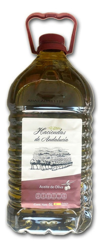Aceite De Oliva 100% Puro Español 5 Lts. Hacienda Andalucia