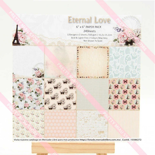 24 Hojas Decoradas Para Scrapbook Eternal Love Flores Cute | MercadoLibre 24 Hojas Decoradas Para Scrapbook Eternal Love Flores Cute | MercadoLibre
