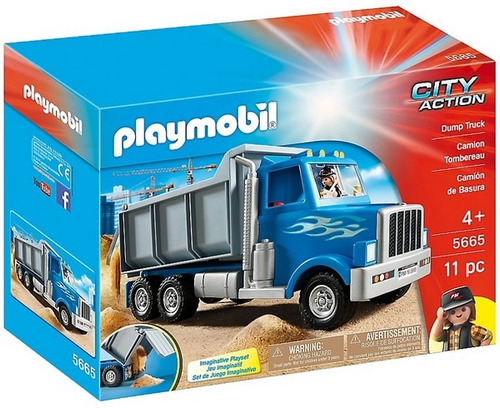 Camion Playmobil Volcador Basura Original New 5665 Bigshop