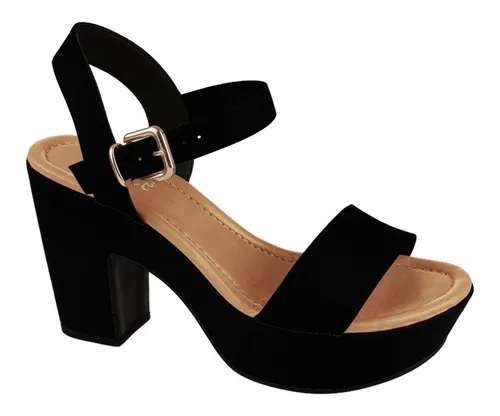 Sand lia Feminina Meia Pata Salto Grosso Bebec T5121493