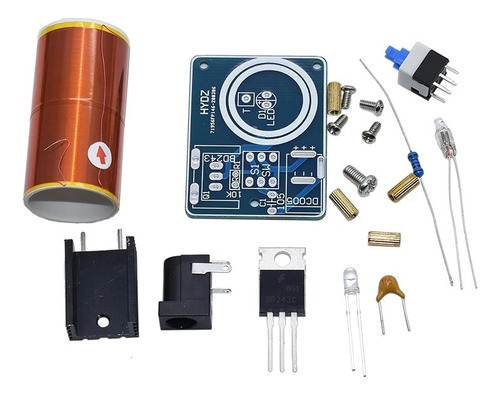 Kit Mini Bobina De Tesla Bd243 Diy Tesla Coil