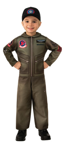 Disfraz De Top Gun Maverick De Rubies, Como Se Muestra