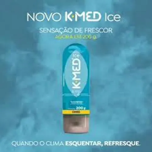 Kit 3 Lubricante Íntimo K-med Ice Gel Sexual Helado 200g