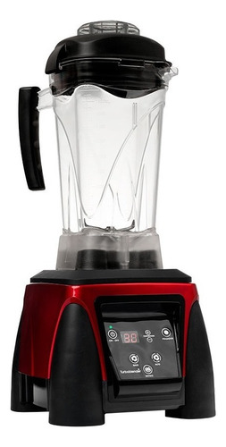 Licuadora 4 Hp Profesional Digital Turboblender 020 Bpa Free Color Rojo