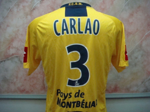 Camisa Futebol Sochaux Montbeliare França Lotto Jogo 2410