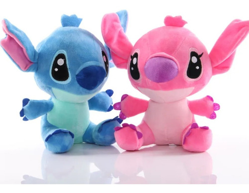 Peluches Personajes  Stitch Y Ángel (son Los 2 Peluches) 