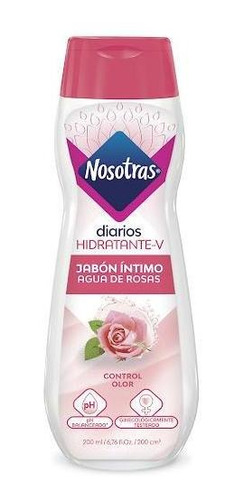 Jabón Intimo Nosotras Agua De Rosas Ph Balanceado X 200 Ml