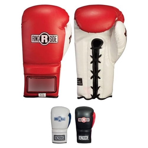 Guantes De Boxeo Ringside Lace Imf Tech, Rojos, 14 Oz