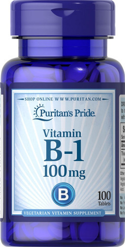 Vitamina B1 Tiamina Americana Pura Orgànica Sabor Sin sabor