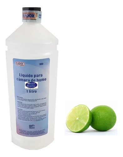 Liquido Para Camara Humo Radox 350 Difrentes Olores 1 Litro Fragancia Limón