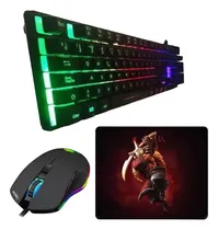 Comprar Kit Gamer 3 En 1: Teclado Semi Mecánico + Mouse Gamer + Pad