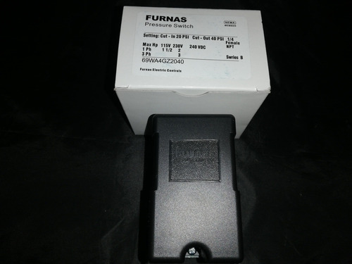 Presostato Furnas 20/40 30/50 40/60 80/105 Psi