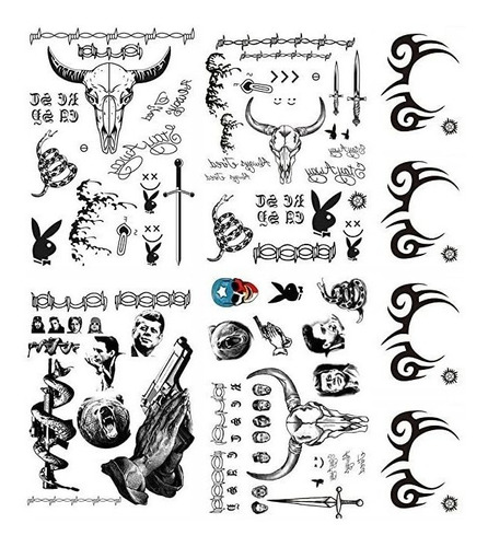 Leoars - Tatuajes Temporales Para Hombres, Mujeres O Niños