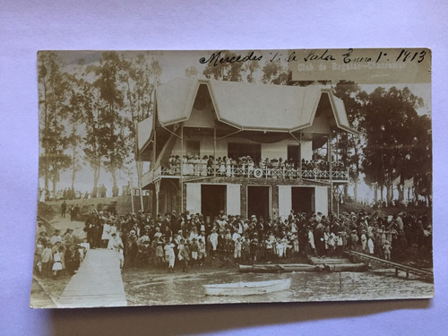 Postal Club De Regatas De Chascomus 1913