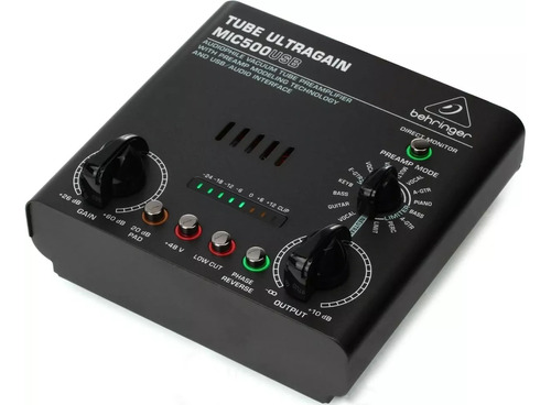 Behringer Tube Ultragain Mic500usb Interfaz De Audio