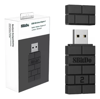 Adaptador Usb 8bitdo Ver.2 Controles Bluetooth Switch Pc Mac