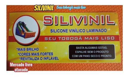 Silicone Para Tobogã Ficar+liso+brilho 300ml Kit C/03+brinde