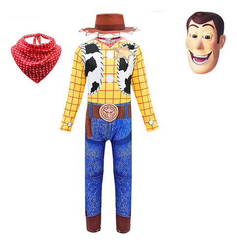 Toy Story 4cosplay Woody Garment Set De Cuatro Piezas