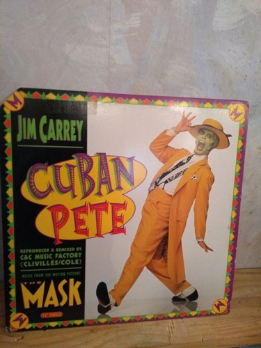 Vinilo Maxi Jim Carrey - Cuban Pete - C & C's Mixes - 