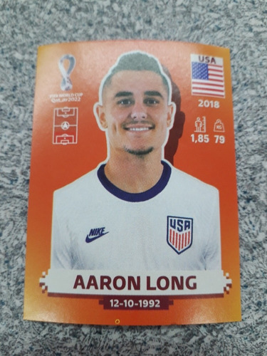 Figurita Mundial Fifa Qatar Aaron Long Estados Unidos 