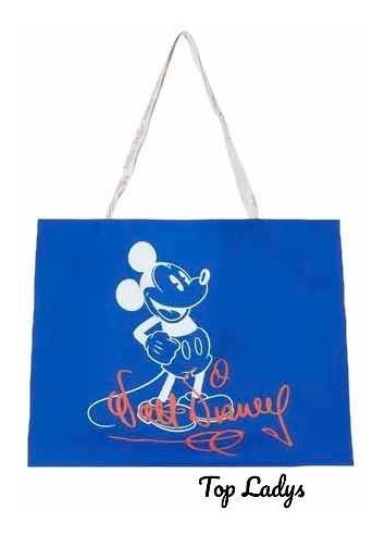 Bolso Tote Disney Mickey Mouse /bolsa Tela Multiusos