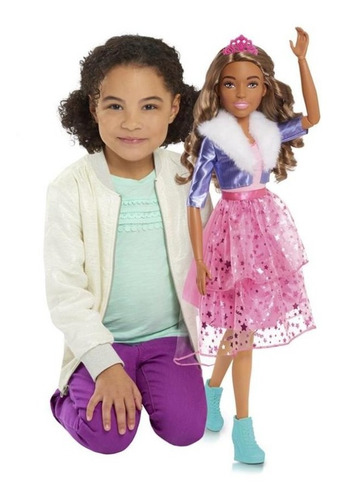 Barbie Gigante Princess Best Fashion Friend 72cm Altura