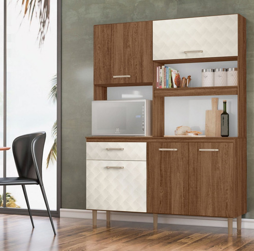 Mueble De Cocina Kit Completo 5 Puertas 1 Cajon Amoblamiento