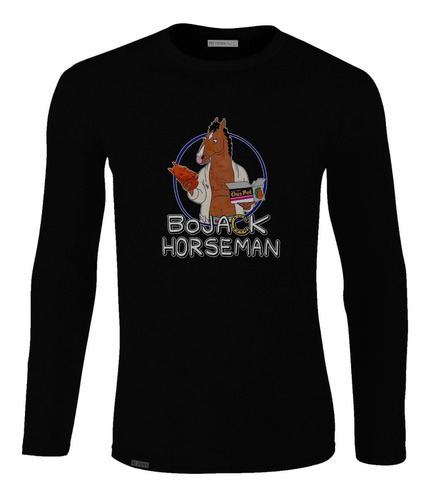 Camiseta Manga Larga Serie Animada Bojack Horseman Lbo