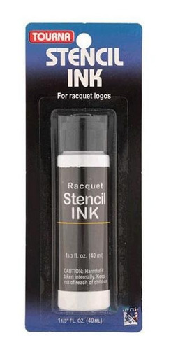 Tinta Para Cordas Tourna Stencil Ink - Preta