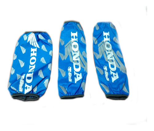 Funda Cubre Amortiguadores Cuatriciclo Largo Honda Azul Fas