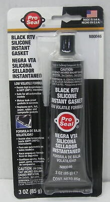 Pro Seal Black Rtv Silicone Instat Gasket Sealant N80046 Spp