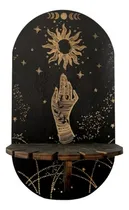 Comprar Estante Decorativo Para Vela Y  Péndulos Sol Y Mano