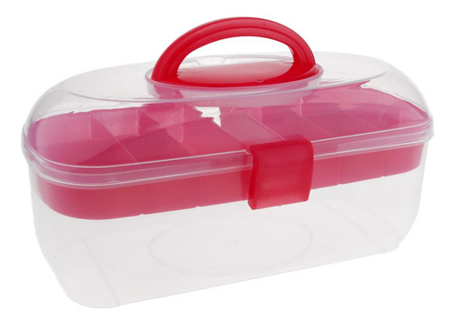 Estuche De Almacenamiento Accesoiros De Organizador Rojo