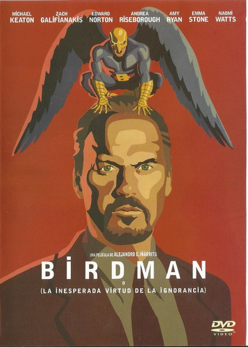 Birdman La Inesperada Virtud De La Ignorancia Dvd Película